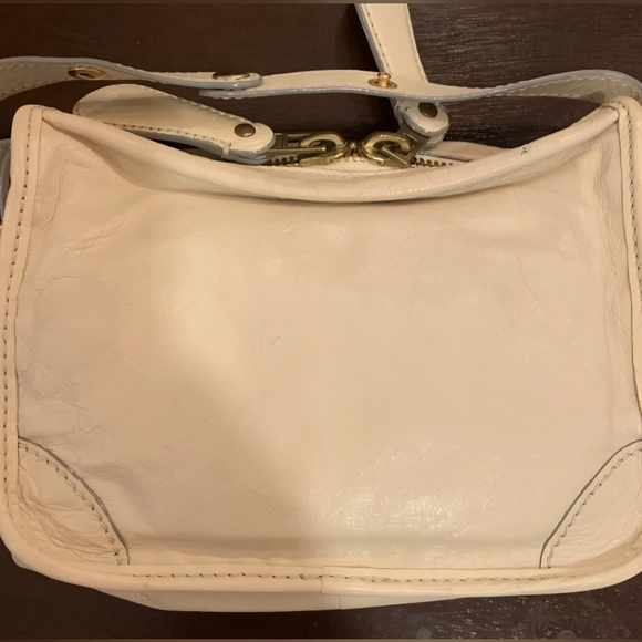 Chloe Mini Cream Leather Double Zipper Shoulder Bag Purse (EXCELLENT CONDITION) - Picture 4 of 7
